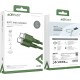 Acefast C2-03-CC USB-C - USB-C PD QC cable 60W 3A 480Mb/s 1.2m - green