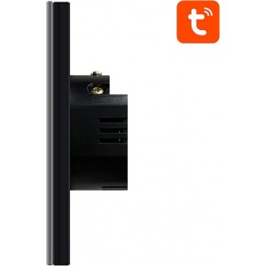 Avatto Smart Light Switch ZigBee Avatto ZTS02-EU-B2 2 Way TUYA (black)