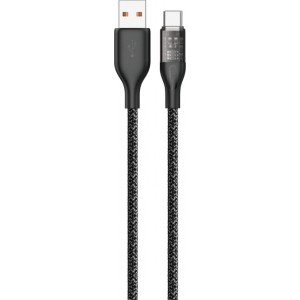 Dudao Fast charging cable 120W 1m USB - USB-C Dudao L22T - gray