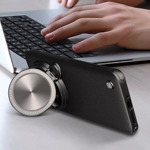 Nillkin CamShield Prop Leather Magnetic Case for Xiaomi 14 Ultra - black