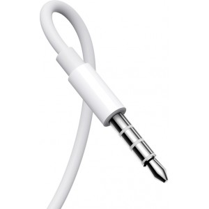 Joyroom JR-EW01 in-ear wired mini jack headphones with remote control - white