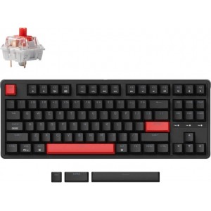 Keychron C3 Pro Red Backlight Red Switch Mechanical Keyboard (black)