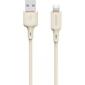 Dudao L7SL USB-A - Lightning 5A cable 1m - beige