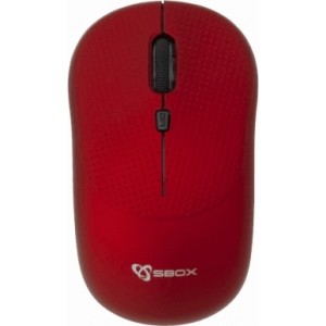 Sbox WM-106 Wireless Optical Mouse Red