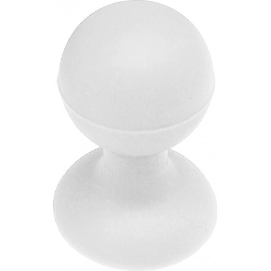 Hurtel Phone holder with a round head - white