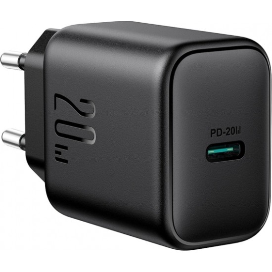 Joyroom JR-TCF20 USB-C PD 20W network charger - black