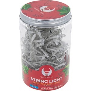 Telforceone String light 180LED 14,4m blue Forever Light