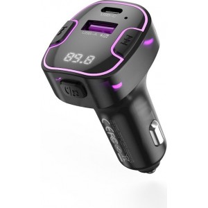 XO FM BCC12 Bluetooth FM Transmiter MP3 Автомобильное зарядное устройство 3.1А