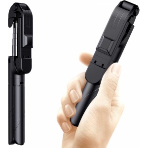 Alogy Holder Wireless Selfie Stick Bluetooth foldable Tripod Mini tripod for phone with LED light