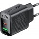 Acefast A98 Network Charger GaN USB-A / USB-C PD 30W - Black