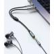 Ugreen AV192 AUX audio splitter headphone microphone to 3.5mm mini jack cable (gray)