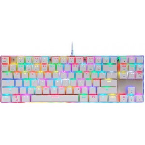 Motospeed Mechanical gaming keyboard Motospeed K87S RGB (white)