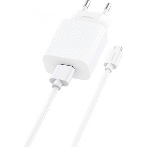 Foneng Fast charger Foneng EU28 12W, 1xUSB, QC 3.0 + Cable USB Micro