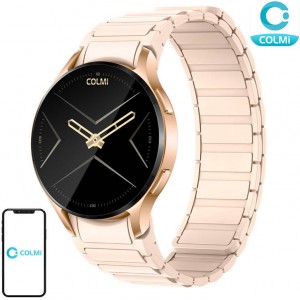 Colmi i28 Ultra smartwatch with magnetic strap (gold)