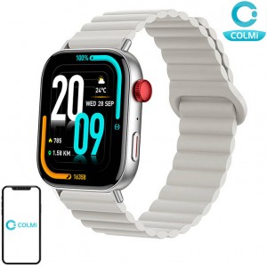 Colmi C8 Max smartwatch with magnetic strap (Silver)