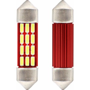 Amio LED CANBUS 4014 16SMD Festoon C5W C10W C3W 39mm White 12V/24V