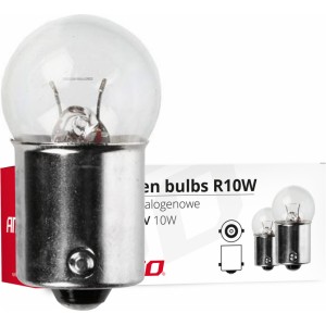 Amio Halogen bulbs R10W BA15s 24V 10pcs