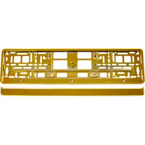 Utal License Plate Frame - GOLD metalic