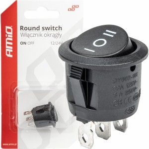 Amio Round switch 12/230V BU03