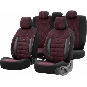 Otom Car seat covers set OTOM SPORT PLUS 103 BURGUNDY NZ