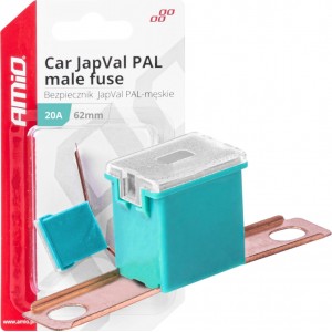 Amio Car JapVal PAL male fuses 62mm 20A AMIO-03426