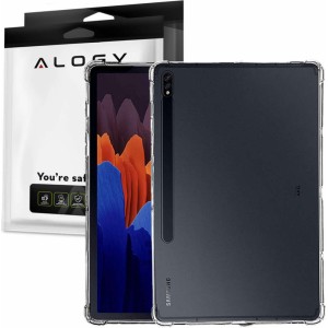 Alogy Etui pancerne ShockProof Alogy Case do Samsung Galaxy Tab S7 Plus/ S8 Plus 12.4 T970 / T976B / X800 / X806 Clear