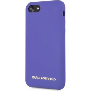 Karl Lagerfeld case for iPhone 7 / 8 / SE 2020 / SE 2022 KLHCI8SLVOG hard case purple Silicone