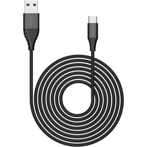 Riversong cable Alpha S USB - USB-C 1,0m 2,4A black CT32