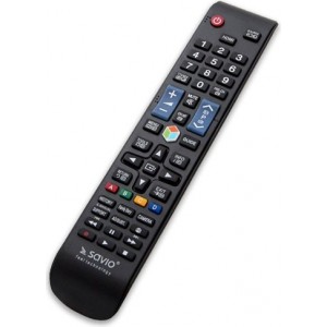 Savio RC-09 Universāla Samsung Smart TV Pults Melns