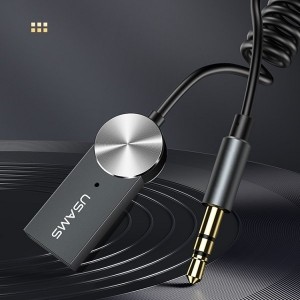 Usams US-SJ464 Адаптер Аудио Bluetooth 5.0  / USB-AUX