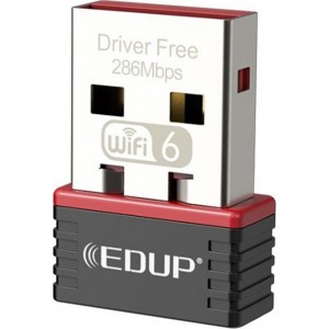 Edup EP-AX300 Nano USB-адаптер WiFi 6 286Mbps / 802.11ax / ALC8800