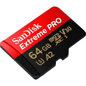 Sandisk Extreme Pro Atmiņas Karte microSDXC 64GB