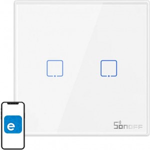 Sonoff Smart Wireless Wall Switch Sonoff T2EU2C-RF 433MHz (2-channel)