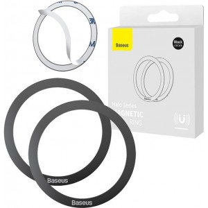 Baseus Halo Magnetic Ring for phones, , MagSafe (black)