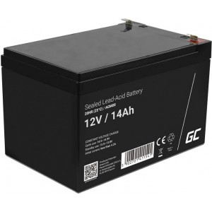 Green Cell Rechargeable battery AGM 12V 14Ah Maintenancefree for UPS ALARM