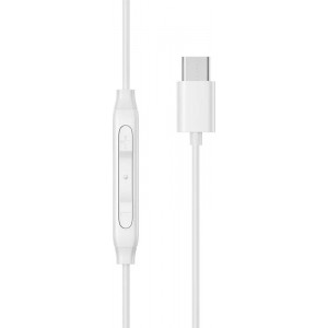 Joyroom Wired Earphones Joyroom JR-EC05, Type-C (White)