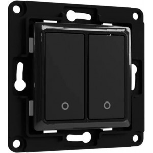 Shelly wall switch 2 button (black)