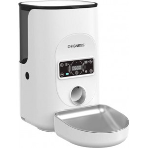 Dogness F17 4L smart food dispenser with stainless steel bowl (white)