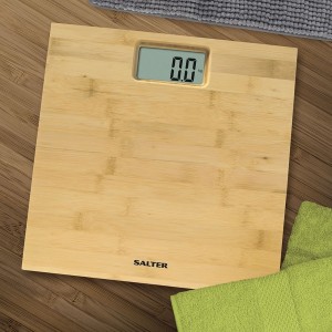 Salter 9086 WD3REU16 Bamboo Electronic Personal Scale