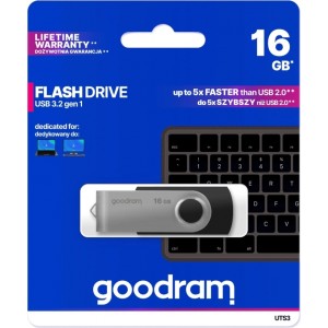 Goodram Pendrive 16 GB USB 3.2 Gen 1 UTS3 Goodram - black