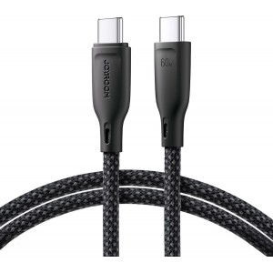 Joyroom Multi-Color Series S-A34 USB-C / USB-C PD 60W cable 1m - black