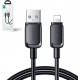 Joyroom Multi-Color Series A14 Lightning / USB-A 2.4A Cable 2 m - Black