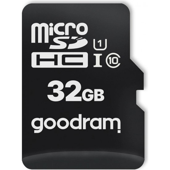 Goodram Microcard 32 GB micro SD HC UHS-I class 10 memory card, SD adapter (M1AA-0320R12)