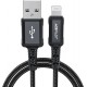 Acefast MFI USB - Lightning cable 1.8m, 2.4A black (C4-02 A Black)