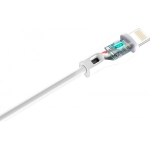 Dudao cable USB / Lightning 2.1A cable 2m white (L4L 2m white)