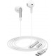 Acefast L3 Wired USB-C Headphones with Microphone - White