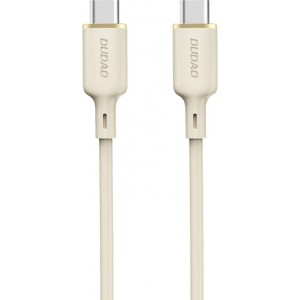 Dudao L7SCC USB-C - USB-C cable 100W 1m - beige