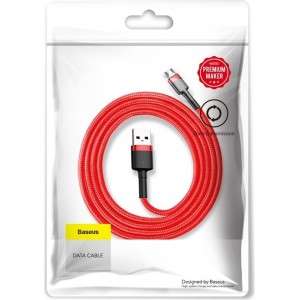 Baseus cable Cafule USB - micro USB 1,0m 2,4A red