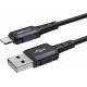 Acefast MFI USB - Lightning cable 1.8m, 2.4A black (C4-02 A Black)