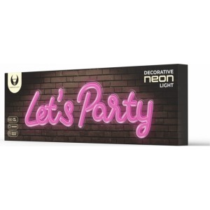 Neon PLEXI LED LET'S PARTY pink FPNE20 Forever Light